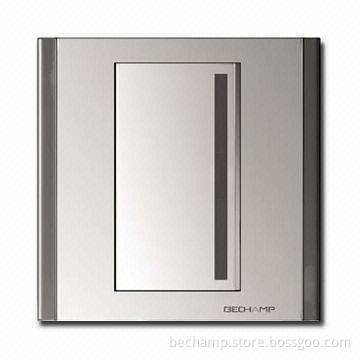 RF Remote Control Light Switch with Maximum Load of 25 to 800W, Measuring 86 x 86 x 45mm